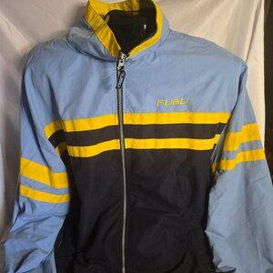 Vintage FUBU Colorblock Front Zip Light Jacket XXL FUBU Tag